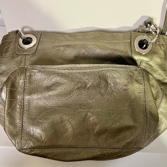 Coach Shimmering Gold Shoulder Bag - Picture 5 of 16